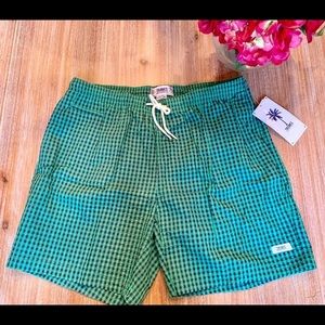 NWT! TRUNKS Surf and Swim Co. Gingham Trunks